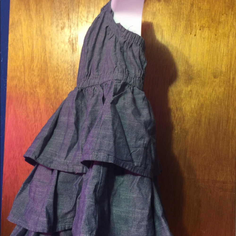 Denim like Cherokee ruffle babydoll dress size: 5T - Picture 2 of 4